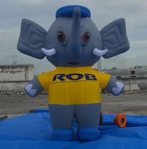 Elefante inflable personalizado para publicidad, promoción al aire libre