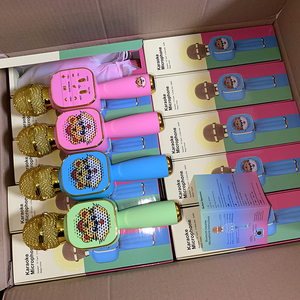 OEM Factories Wireless Karaoke <strong>Microphone</strong> Portable Blue Tooth Kids <strong>Microphone</strong> with <strong>Speaker</strong> for Home Party KTV Music Singing Play - Product Image 6