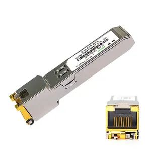 Gigabit RJ45 SFP modülü 1000Mbps Fiber SFP alıcı-verici modülü SFP bağlantı noktası dönüşümü 1.25 Gigabit Ethernet anahtarı