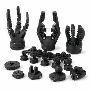 Pince robotique personnalisée imprimée en 3D SLS, griffe industrielle en nylon PA12 et fibre de carbone haute précision, service de fabrication de prototypes - Product Image 1