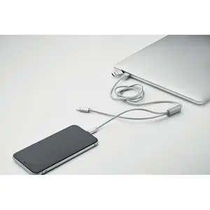 Cavo di ricarica CABLONG 2 in 1 gadget personalizzati - Product Image 1