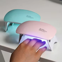 Lampe UV LED 6W pour Séchage des Ongles, Fournisseur d'Usine, Portable avec Câble USB, Mini Lampe à Double Longueur d'Onde pour le Durcissement du Vernis Gel