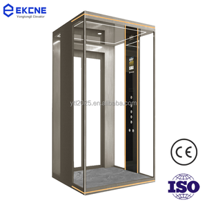 Ascensor Panorámico <span class=keywords><strong>de</strong></span> 5 Pisos con Cabina <span class=keywords><strong>de</strong></span> Vidrio Transparente, <span class=keywords><strong>de</strong></span> Acero Inoxidable, Directo <span class=keywords><strong>de</strong></span> Fábrica - Product Image 1