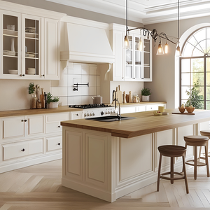 Armario de <span class=keywords><strong>cocina</strong></span> de madera personalizado cómodo <span class=keywords><strong>Cocina</strong></span> moderna - Product Image 2