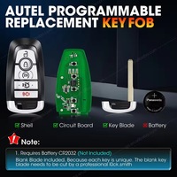 Clé intelligente universelle Autel IKEY pour voiture, accessoires télécommande, programmation de clés pour véhicules Nissan, Toyota, Hyundai, Honda, Ford, GM, Chrysler
