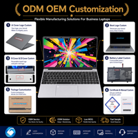 Notebook PC Perak Grosir Baru 15.6" Intel Core I7 8550U UHD Graphics 620 WiFi Dual Band Logo Kustom Cangkang Plastik Pasokan Massal