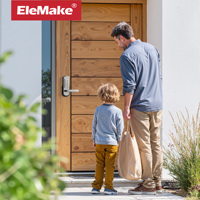 Serrure de porte mécanique sans clé, sans batterie, sans alimentation, sans câblage, en acier inoxydable, entrée par code sécurisée, location d'appartement, maison d'hôtes