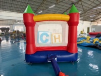Maison pleine d'entrain colorée gonflable d'utilisation de famille petite pour l'arrière-cour mini videur coloré gonflable
