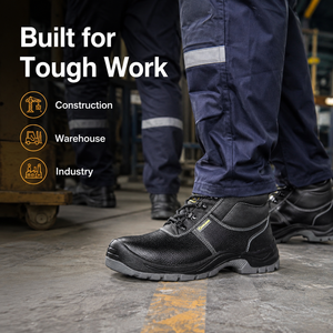 Chaussures <span class=keywords><strong>de</strong></span> <span class=keywords><strong>sécurité</strong></span> pour hommes à double densité en PU, avec embout en acier, anti-perforation, pour travaux <span class=keywords><strong>de</strong></span> construction - Product Image 2