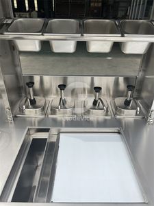 Mostrador para Té de Burbujas, Mesa de Trabajo para Té con Leche, Diseño de Barra para Tienda de Té con Leche - Product Image 4