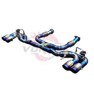 Vortex Grade 5 C8ไทเทเนียม valvetronic ไอเสีย Chevrolet Corvette V8เสียงที่ใช้งานง่ายติดตั้งสีฟ้าเผาหรูหรา - Product Image 3
