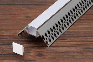 Garniture de carreaux de bord interne en aluminium à forte durabilité avec <span class=keywords><strong>canal</strong></span> de lumière LED - Product Image 6