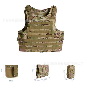 Amphibious Tactical Vest Bag Python Camouflage Molle System Zipper Real-Life CS <b>Waterproof</b> Cycling Sports Outdoor Activities - Product Image 4