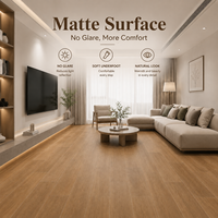 Carrelage en porcelaine imitation bois 600x600 mm, finition mate, antidérapant, pour salon et magasin de détail