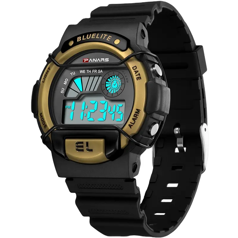 Men Watch Top Luxury Brand PANARS Sport Watch Electronic Digital Male Wrist Clock Man 50M Waterproof Men's Watches