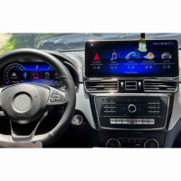 Écran de navigation GPS pour voiture et compteur de vitesse LCD pour Mercedes Benz GLE GLS Class W166 X166 2015-2019
