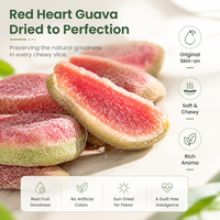 OEM Bulk Gebakken Guava Plakjes Roze Zoete Tropische Fruit Snack Natuurlijk Zonder Kunststoffen Gezond 10kg