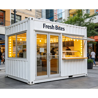 Casa Contenedor Modular de Acero con Certificación CE LDYZ, Impermeable, de Ensamblaje Rápido, Color Personalizado, para Hotel, Cafetería, Restaurante, Tienda