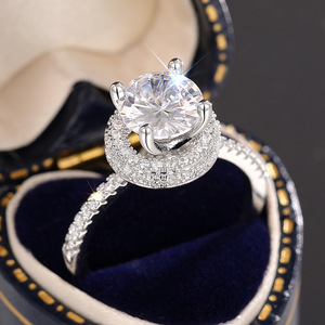 Anello geometrico romantico per donna, elegante gioiello da dito alla moda - Product Image 1