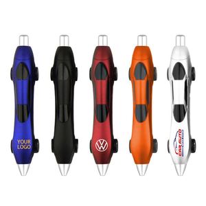 Custom Printed 1.0mm Orange <b>Ballpoint</b> <b>Pen</b> Metallic Color Plastic Body Kids' Gifts on Promotion - Product Image 2