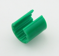 Abrazadera de Codificación de Color Verde para Identificación de Cables de 1/2 Pulgada, Clip de Codificación de Color para Cables