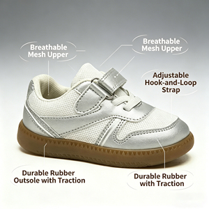 Chaussures de loisirs en gros pour garçons, avec tige en PU, semelle injectée, style pieds nus, et chaussures décontractées pour filles - Product Image 6