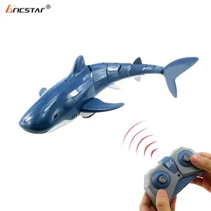 Bricstar売れ筋ダブルプロペラデザインRC水泳2.4Gリモコンサメのおもちゃ