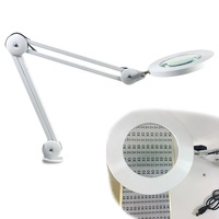Cheap Beauty Equipment Adjustable Clamp 5X 8X 10X LED Magnifier Class Table Lamp