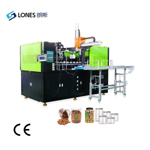 Máquina Sopladora de Botellas de <span class=keywords><strong>2</strong></span> Cavidades, Totalmente Automática, para Moldeo por Soplado de Botellas PET, con Rodamiento, para Botellas de Plástico, Frascos de Miel y Latas - Product Image 1