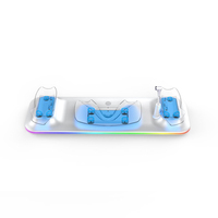 Station de charge pour casque VR Meta OQ 3S avec éclairage RGB et autres accessoires de jeu