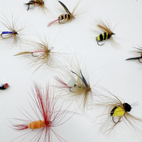 Leurre de pêche à la mouche imperméable double face, nymphes sèches et humides, streamer, leurre de pêche à la mouche pour débutants