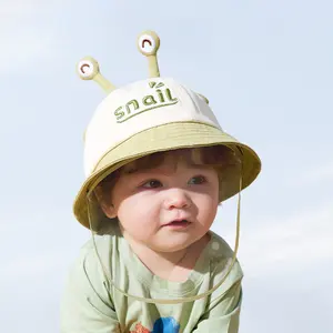 KOCOTREE di marca per bambini simpatici cappelli a forma di lumaca 3D cappelli parasole per bambini