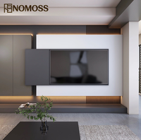 Meuble TV de rangement moderne et minimaliste sur mesure pour projets d'aménagement intérieur d'appartements haut de gamme