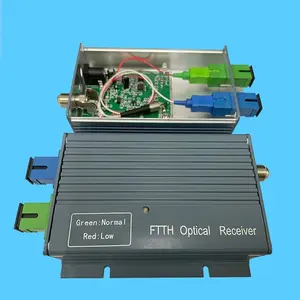 เครื่องรับไฟเบอร์ออปติกขนาดเล็กของผู้ผลิตที่มีประสบการณ์ 1550nm WDM CatV Node จาก FTTH