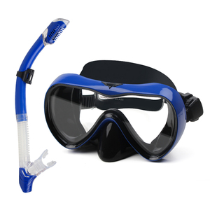 Masque de plongée <span class=keywords><strong>et</strong></span> tuba XIALE avec lentilles en verre transparent Fonction anti-buée à respiration facile pour une visibilité sous-marine optimale - Product Image 1