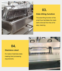 آلة قلي صناعية أوتوماتيكية مستمرة لرقائق البطاطس والبطاطا المقلية والفول السوداني - Product Image 5