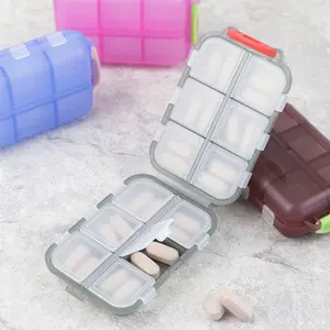 New Travel Pill Organizer Moisture Proof Pills Box for Pocket Purse Daily Pill Case Portable Medicine Vitamin Holder Container