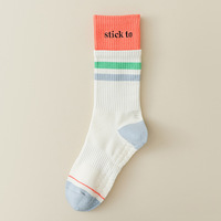 Chaussettes de yoga mi-mollet pour femmes, antidérapantes, en coton, personnalisables, pour Pilates, fitness, danse, et pantalons de sport personnalisés Shark