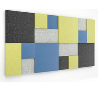 Panneaux muraux décoratifs modernes pour le cinéma et l'hôtel Panneaux insonorisants en tissu