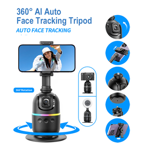 Unico BR2224 Smart Auto Face Tracking <span class=keywords><strong>Gimbal</strong></span> Camera Holder 360 Tripod <span class=keywords><strong>Stand</strong></span> AI untuk Ponsel Menggunakan Kontrol Gerakan Wajah - Product Image 4