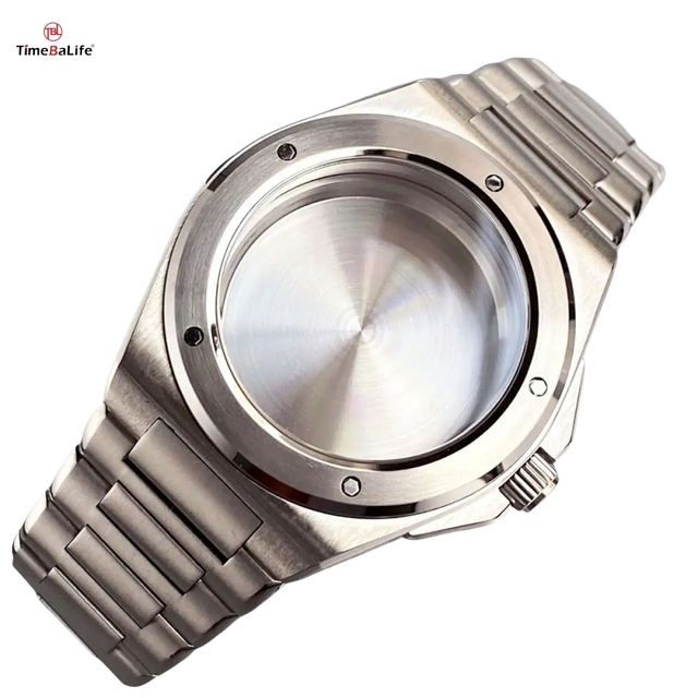TBL TBL-C20215 40MM New Watch Case Engineer Style 100M Waterproof Sapphire Glass Fit NH35 NH36 ETA2824 Movement 316L Stainless