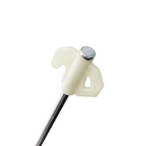 เสาปักพื้นพลาสติก 6 มม. X 20 ซม. สำหรับเต็นท์แคมป์ปิ้งกลางแจ้ง อุปกรณ์เสริมตะปูรูปตัววีไตรโกน - Product Image 3