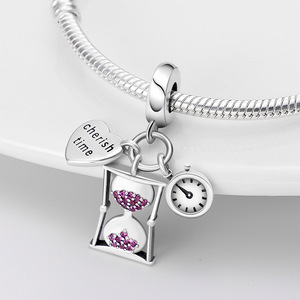 Pendentif en perle d'origine en laiton blanc plaqué argent, un accessoire de bijouterie tendance pour femmes en 2026, idéal comme cadeau de bijoux - Product Image 4