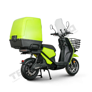 Scooter de Reparto de Comida de Dos Ruedas G4 con Caja Trasera Grande, Ciclomotor para Adultos, 60V, Autonomía de 40-60 km, Scooter G4 con Pedales - Product Image 5