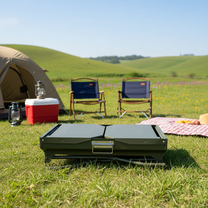 Barbecues portables au charbon de bois Mitcmolard, directement de l'usine, en acier au carbone, pliables, grand modèle avec grille de cuisson - Product Image 1