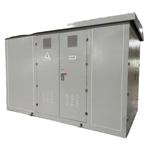 Transformador de distribución de energía compacto de combinación al aire libre Subestación 400kva 600kva 800kva Transformador