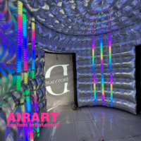 Tente de kiosque de discothèque gonflable personnalisée pour fête de club utilisée