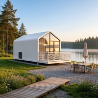 Maison modulaire de haute qualité, maisonnette portable en panneaux sandwich pour hôtel, villa, appartement