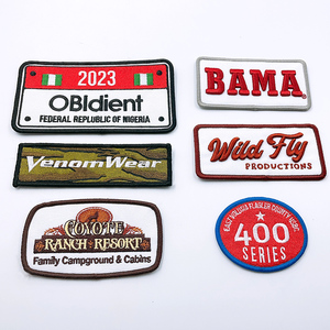 Chất Lượng Tuyệt Vời Sắt Trên Các Bản Vá Lỗi Cá Nhân Logo Móc Và Vòng Lặp Thiết Kế Vỏ Dán Thêu Chữ Vá Tùy Chỉnh - Product Image 5