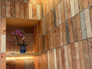 Gạch Lát sàn đất nung Đỏ 60x240mm cho sân vườn trong nhà ngoài trời sàn và tường gạch - Product Image 3